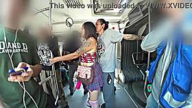 me in skirt and thong on metrobus looking for dick, what line do you use and what would you like to find