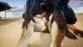 Tiger Pounds Lizard to Multiple Climaxes in Wild Action