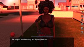 Alex passionately fingers Latisha's ass in dreams of desire