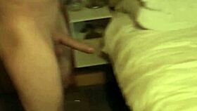 Naughty english milf giggles while bouncing on huge dick