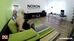 Barbara Faces Extreme Deepthroat and Gagging on Monster Cock in Fuck or Fired