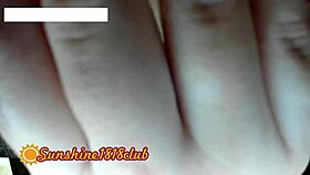 Watch This Chubby Blonde Get Bound On Webcam!