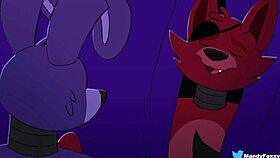 Foxy and Bonnie Get Wild with Big Cock Action