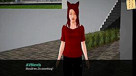 my new teen redhead family member with small tits explores erotic cartoon adventures together