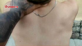 Intense gay fucking with big cocks in motel