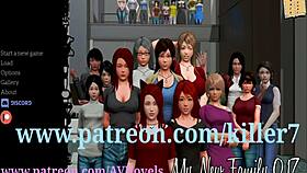 my new teen redhead family member with small tits explores erotic cartoon adventures together