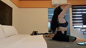 husband hires man to fuck wife at dinner