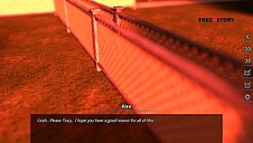 Alex passionately fingers Latisha's ass in dreams of desire