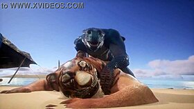 Tiger Pounds Lizard to Multiple Climaxes in Wild Action