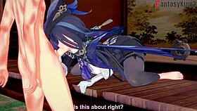 Clorinde Blowjob in Genshin Impact Fantasy 😍