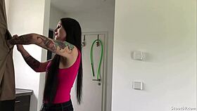 German Teen Sucks And Fucks Handyman