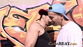 Cum meat - big gay thugs rough fuck