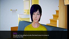 my new teen redhead family member with small tits explores erotic cartoon adventures together