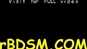 Sweetheart Poses Bra-Less for Camera in BDSM Slave Setup