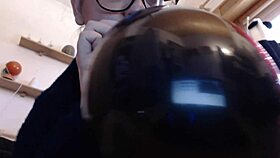 amateur girl in lingerie gets a big wet orgasm from close-up fingering her cute beaver