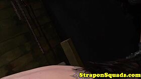 Strapon Sub Dominated By Les In Bdsm Trio