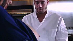 Ava Addams getting dirty with the chef in body painting fun