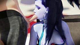 Overwatch Tracer Blowjob And Fucking Compilation.
