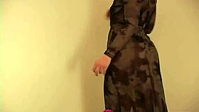 Chasity is giving an up-close blowjob in this POV scene.