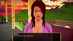 my new family episode 469: milf with shaved pussy and big ass gets wild 😏