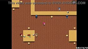 Knightess Rebecca battles enemies in the HRPG game.