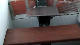 Discover stepsister smoking on roof