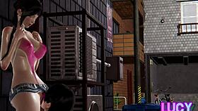 I accompanied my step-sister on the street but was eaten as a snack