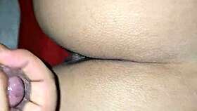 Milk in the ass of a mature latina with big pussy and tits 🍶