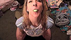 Bubble cum all over your face - face sitting orgasms