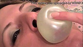 Bubble cum all over your face - face sitting orgasms