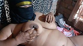 indian wife celebrates valentine with husband in red sari