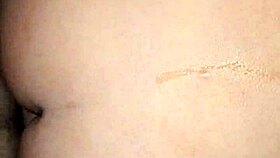 Milk in the ass of a mature latina with big pussy and tits 🍶