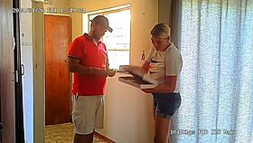 Spycam Catches Slut Wife Cheating with Hidden Cam in Voyeur Footage