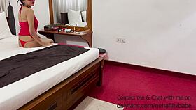 भारतीय पत्नी भाड़ में जाओ के साथ होटल के कमरे के लड़के के लिए पैसे Indian Wife!