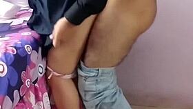 Schoolgirl gets hot with teacher, tries semen first time in homemade anal sex