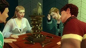 Intense gangbang at bowling alley with closeup blowjobs and licks