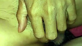 The bold husband ejaculates intensely into his wife's pussy, engaging in sexy sex with deep penetration and climax.