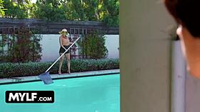 alexis malone, lonely housewife, rides cowgirl and bends over doggystyle for her absent husband.