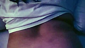 laying face down, he takes it all in deep.