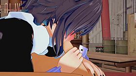 In Koikatsu, the cat girl engages in a steamy sex scene.