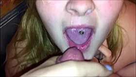 huge cum loads hitting teen's face in deepthroat facial 😍