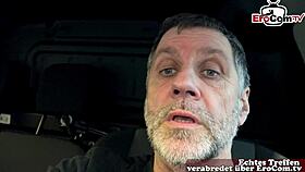 dünne brunette teen gets anal in sauna