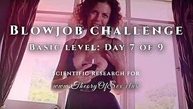 yo, day 7 of blowjob challenge at sex club is wild