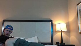 Hot Petite Sucks Cock Deepthroat!