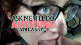 Pretty MILF with blue eyes gives blowjob at the hotel.