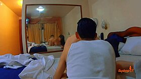 I'm interviewin Monica for castin, she's suckin and doin anal at 25