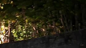 Married Fanny Boldly Shows Off Her Ass Without Panties in Public Street