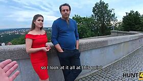 Hunt4k: 21yo Czech Hottie Trades Juicy Pussy to Stranger for Stepdad's Bills. Desk Action Included!