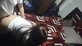 Mexican students fucking after school, almost caught mid-act