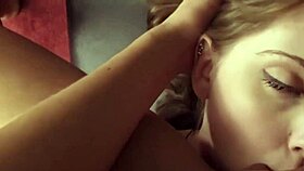 Pretty Eyes Passionately Licks Girlfriend's Pussy In Lesbian Bliss